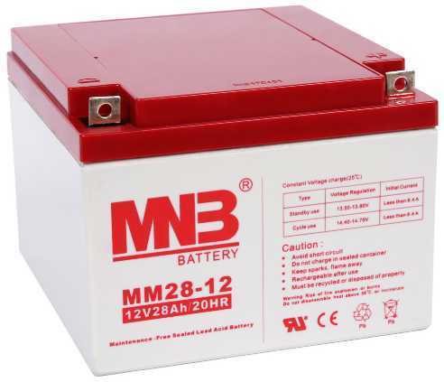 MNB Battery MM 28-12 Аккумуляторы фото, изображение