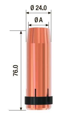 Fubag Газовое сопло D= 16.0 мм FB 500  (5 шт.) FB500.N.16.0 MAG фото, изображение