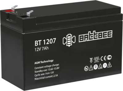 Battbee BT 1207 Аккумуляторы фото, изображение